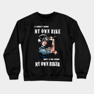 Biker Crewneck Sweatshirt